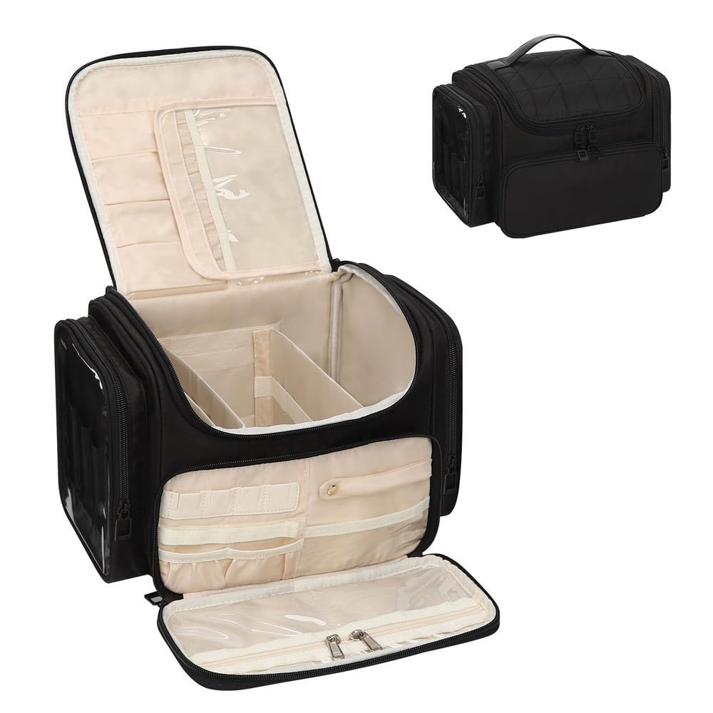 Bagmoly XL makeup bag everyday carry for home, gym, or quick trips.