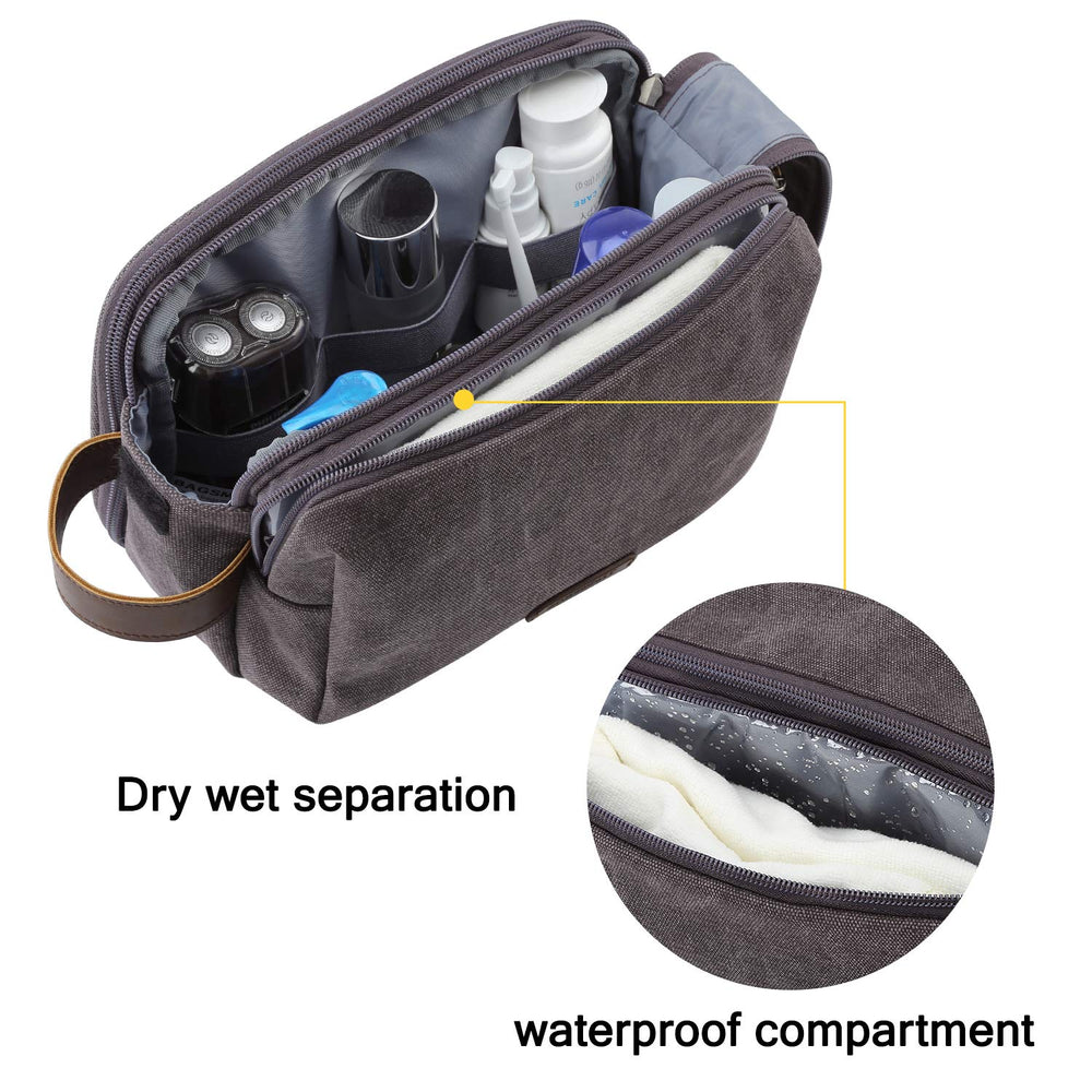 Bagsmart bolsa de higiene con cremalleras dobles para separación seco y húmedo