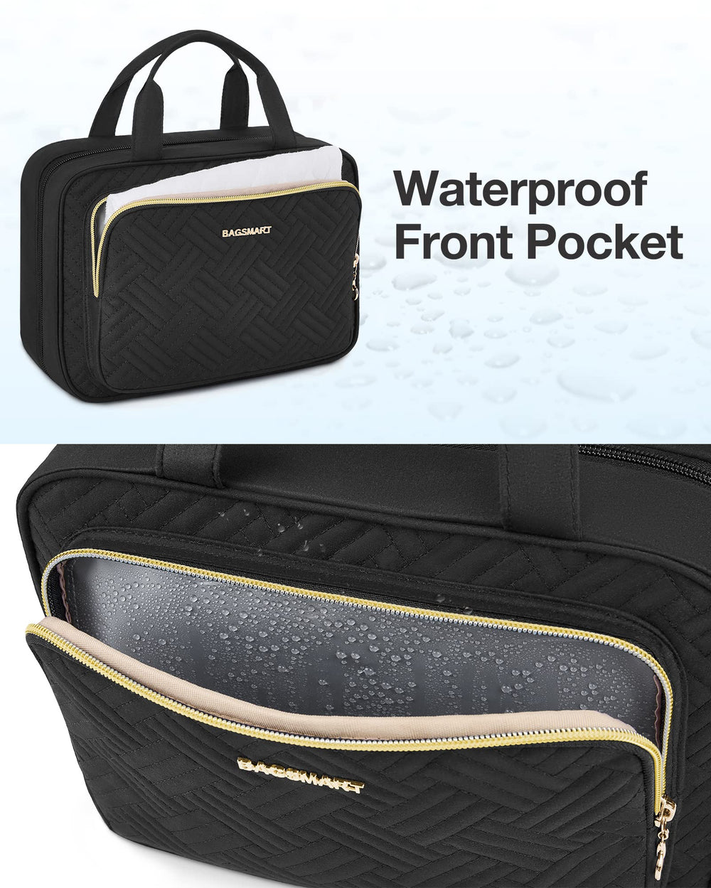 BAGSMART swivel hook for versatile hanging options in any bathroom