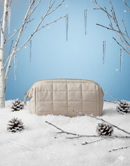 BAGSMART makeup bag spacious dimensions simplify packing for trips and daily use