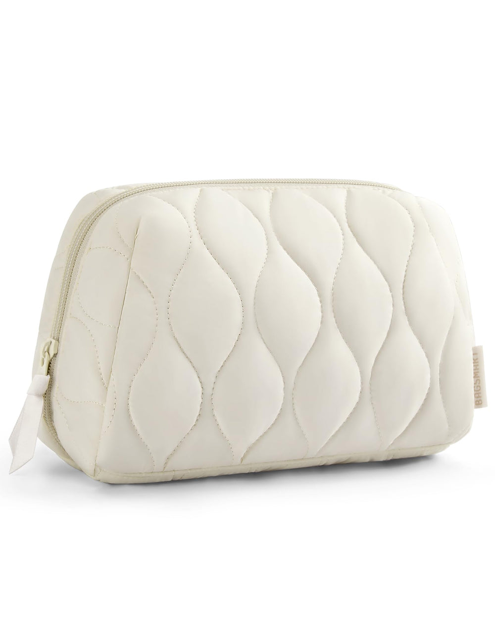 BAGSMART Makeup Bag wide-open design for easy access to cosmetics on the go