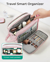 BAGSMART rear waterproof compartment stores towels or damp items.