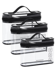 BAGSMART toiletry bag with 180-degree opening for easy access.