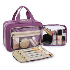 BAGSMART Toiletry Bag 360-degree swivel hook supports versatile bathroom hanging