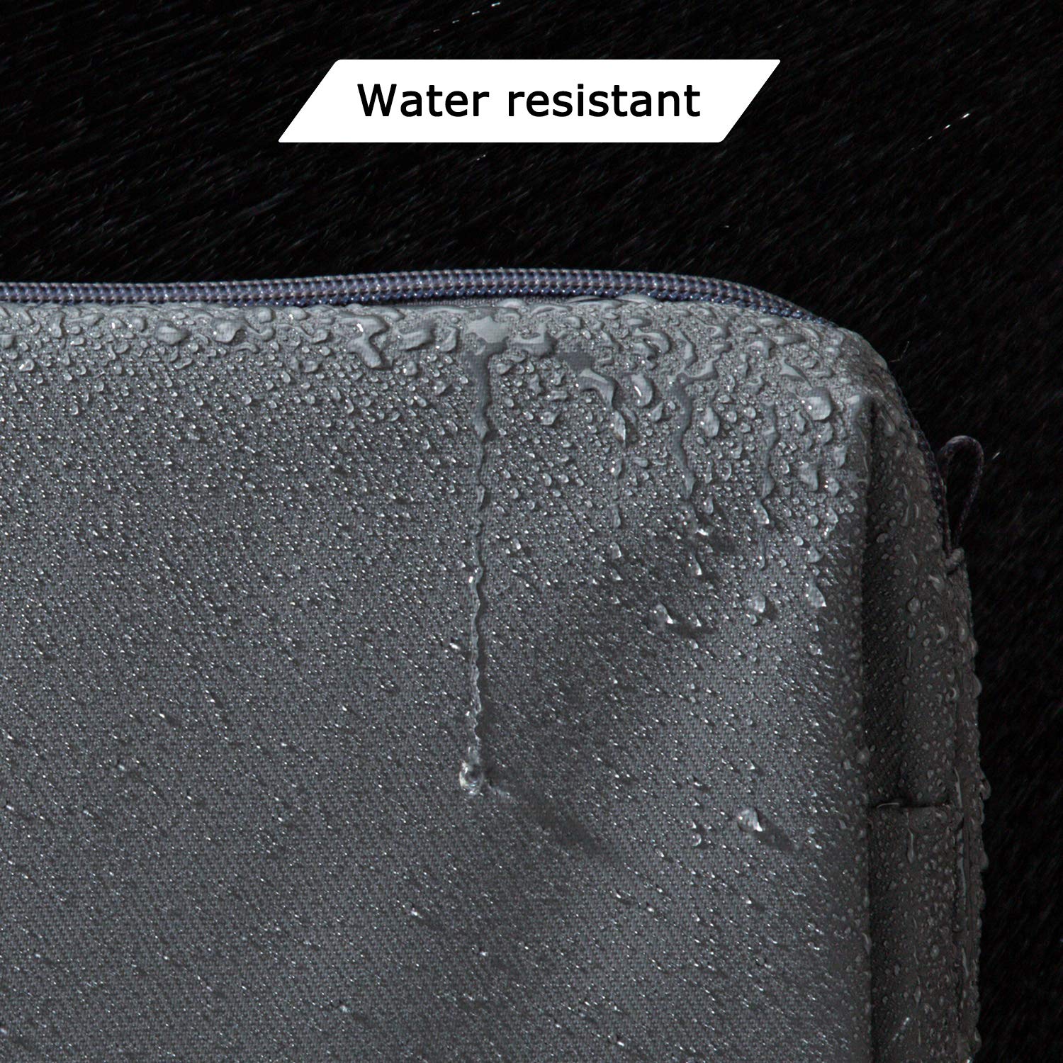 BAGSMART toiletry bag back elastic pocket organizes cosmetics efficiently.