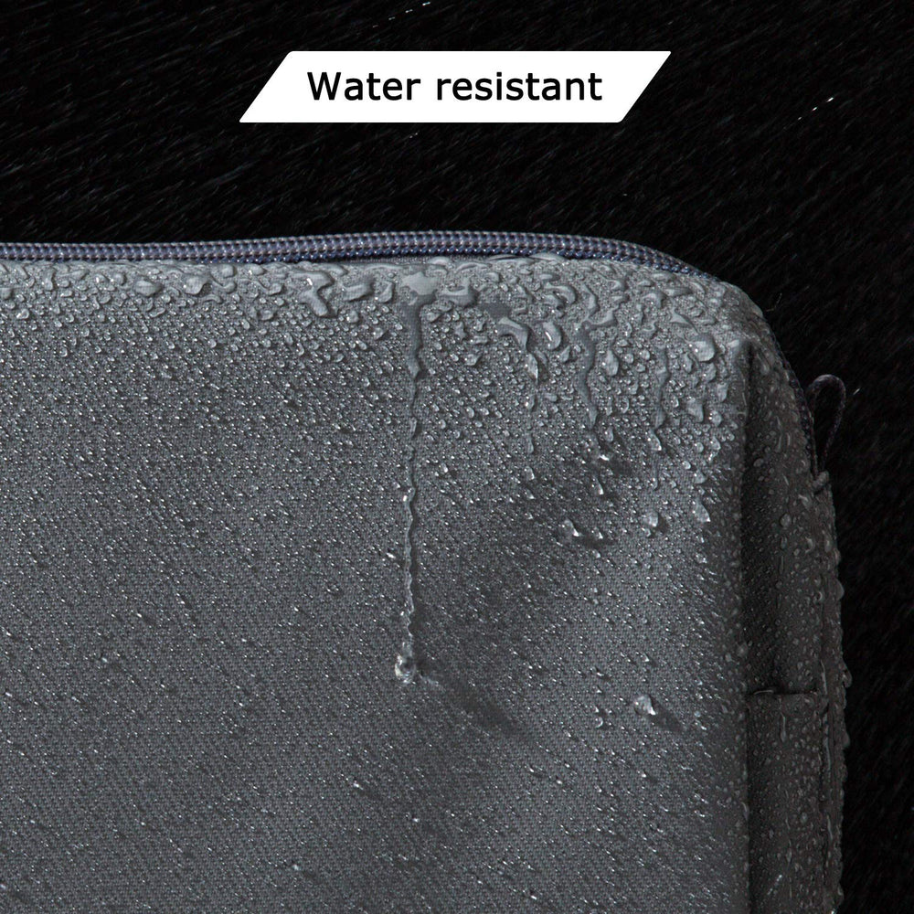 BAGSMART toiletry bag back elastic pocket organizes cosmetics efficiently.