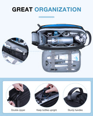 BAGSMART back flat panel enables flat packing of accessories