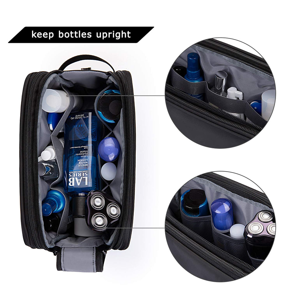 BAGSMART double zipper design enables easy access and secure closure