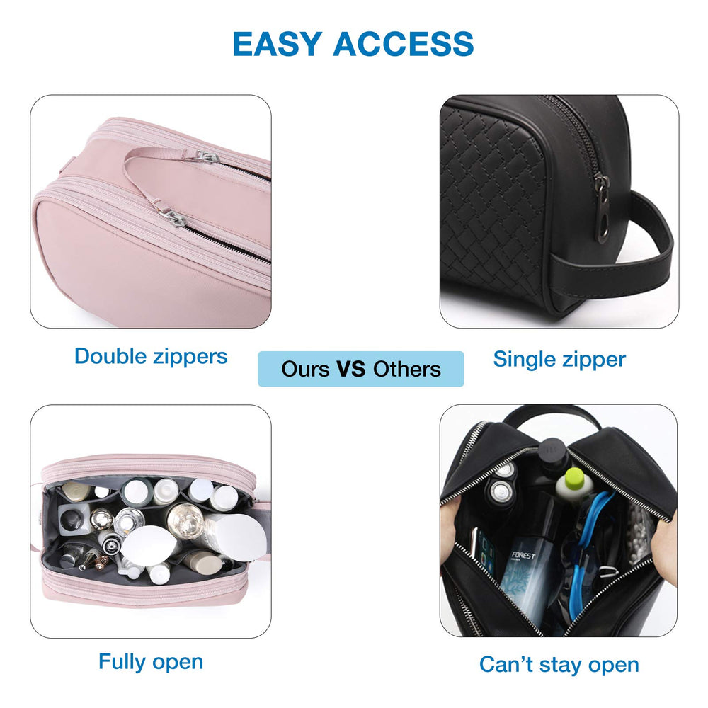 BAGSMART front waterproof pocket separates wet items for organization