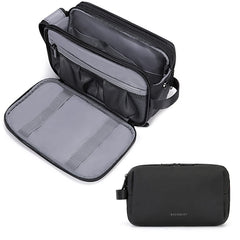 BAGSMART Toiletry Bag for Men full view keeps grooming items organized on trips