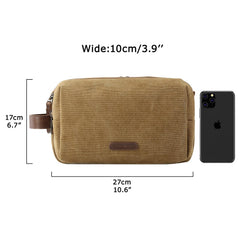 BAGSMART Toiletry Bag interior reveals organized pockets for toothbrushes and razors on trips