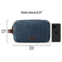 BAGSMART Toiletry Bag side pocket helps separate small items for quick access