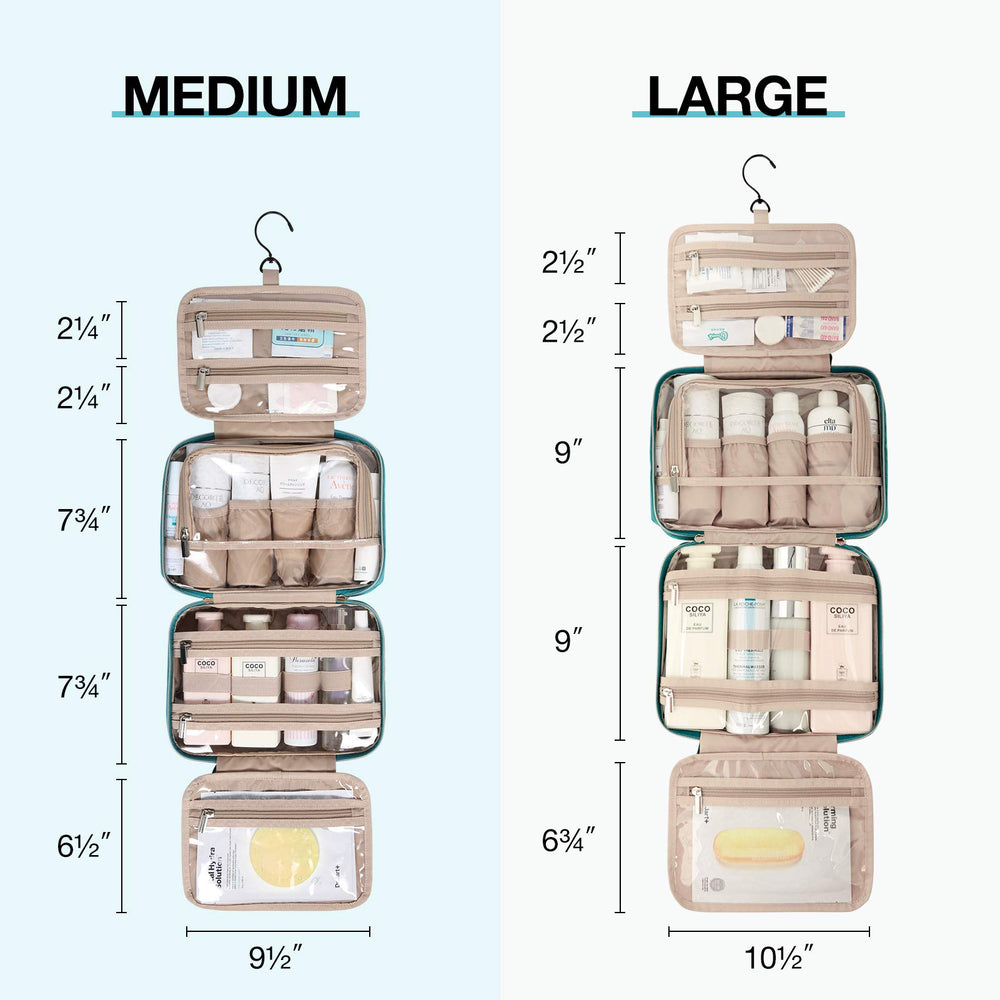 BAGSMART transparent compartment shows TSA-friendly access for quick security checks.