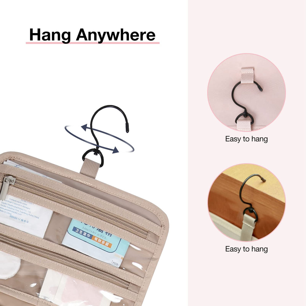 BAGSMART transparent side view offers clear overview of contents at a glance.