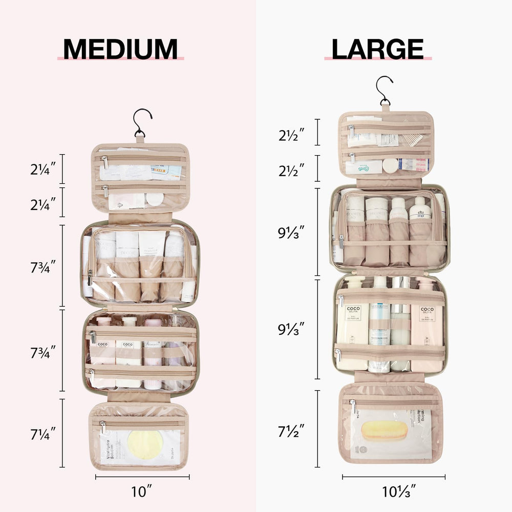 BagSmart transparent TSA-compliant compartment aids quick security checks and organization