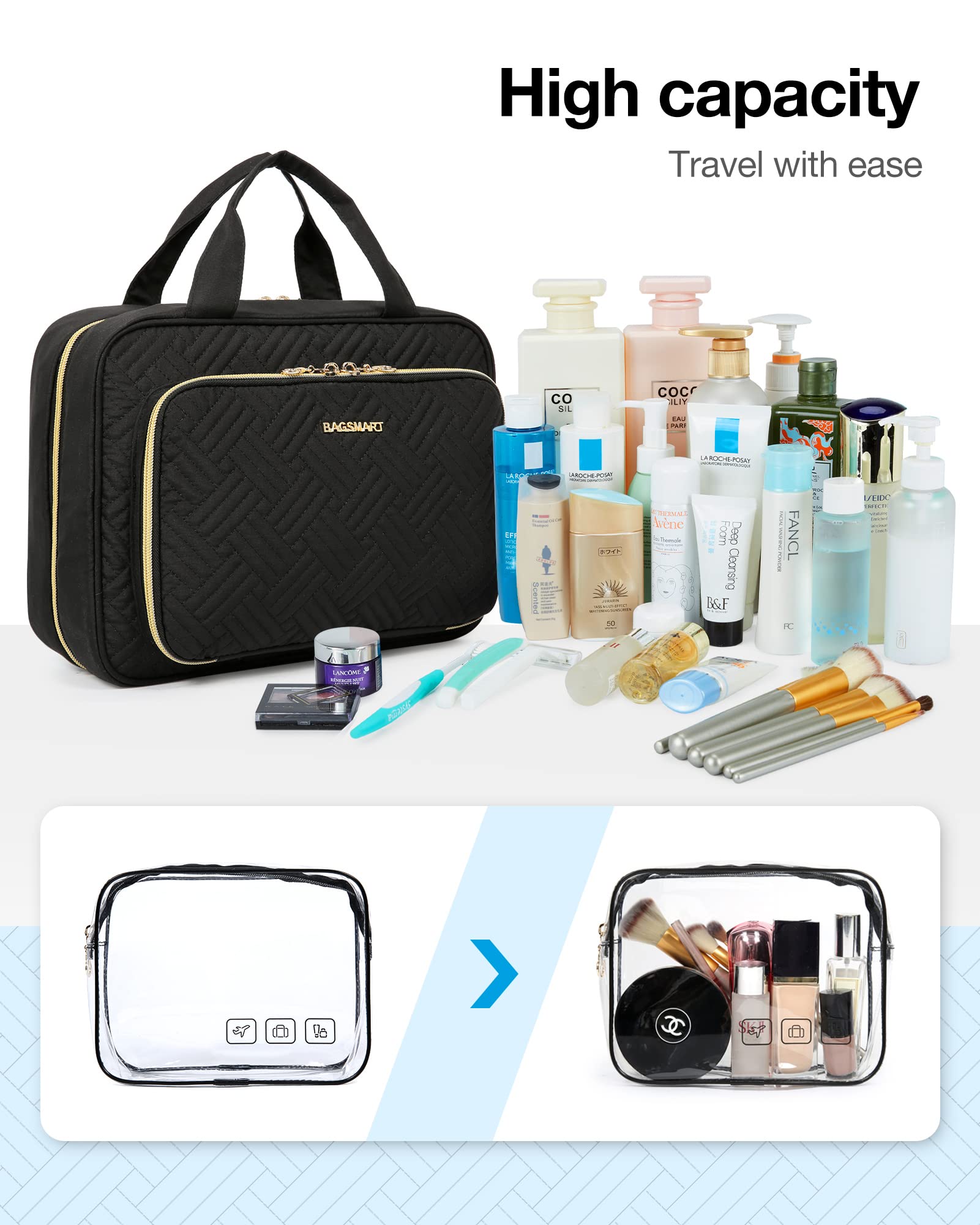 BAGSMART bag suits overnight stays, gym, and outdoor trips.