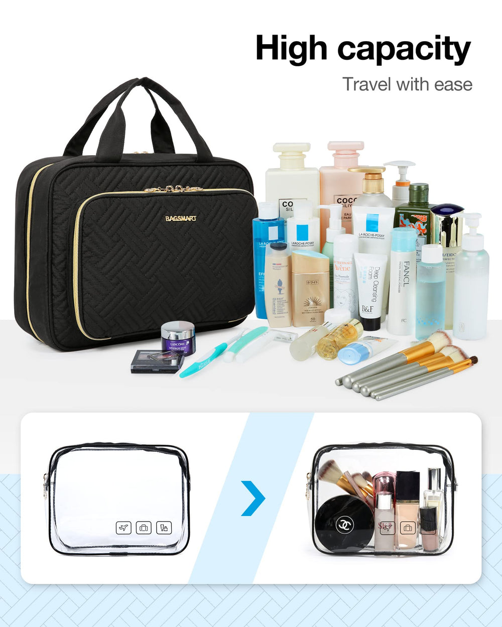 BAGSMART bag suits overnight stays, gym, and outdoor trips.