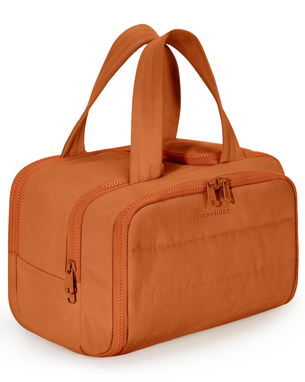BAGSMART Travel Toiletry Bag with full-opening design for easy access during trips.