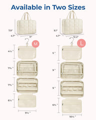 BAGSMART puffy nylon travel bag is lightweight and comfortable to carry.