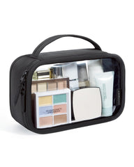 BAGSMART TSA-approved toiletry bag with large opening for easy security checks.