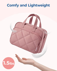 BAGSMART Waterproof PVC pockets highlight easy-clean, moisture-safe storage.