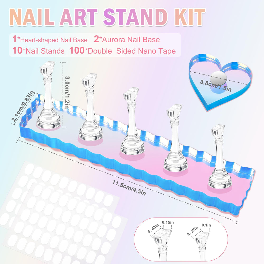 BAGTeck nail stand base stability for wobble-free practice sessions
