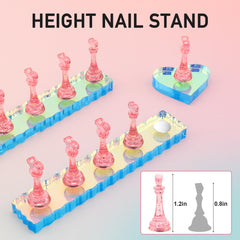 BAGTeck pinky nail tip holder for small nails enhances precision.