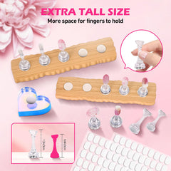 BAGTeck pinky nail stand highlights small nails for precise display