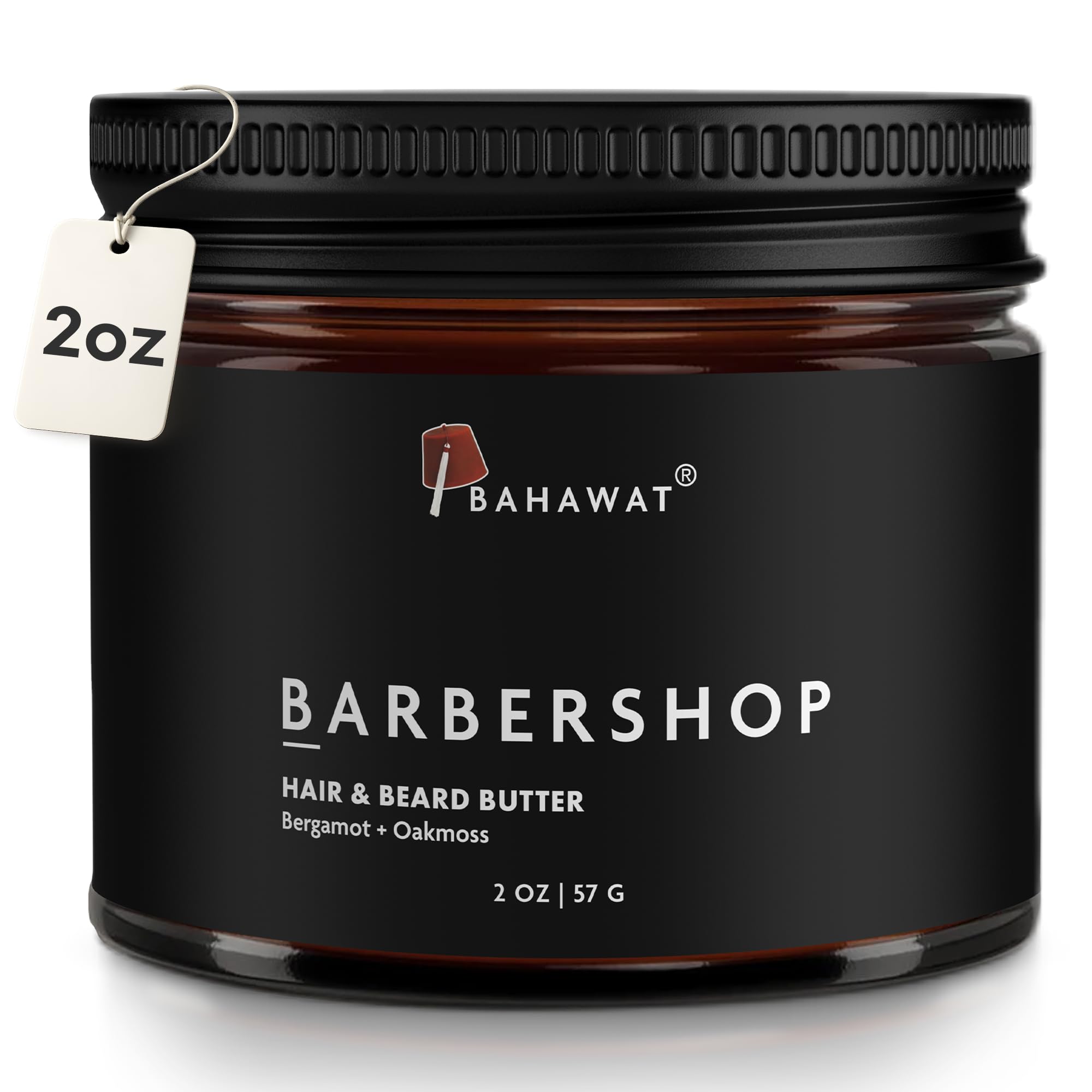 BAHAWAT hair-beard-butter barbershop-scent close-up shows conditioning for a refreshed beard