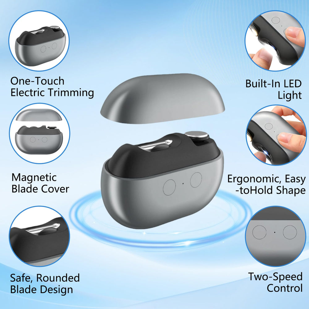BaiKupo Easy Clip LED-light view demonstrates precise trimming in low light