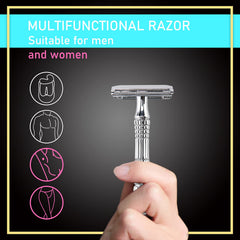 BAILI Classic razor head close-up showing close comb design for smooth shave
