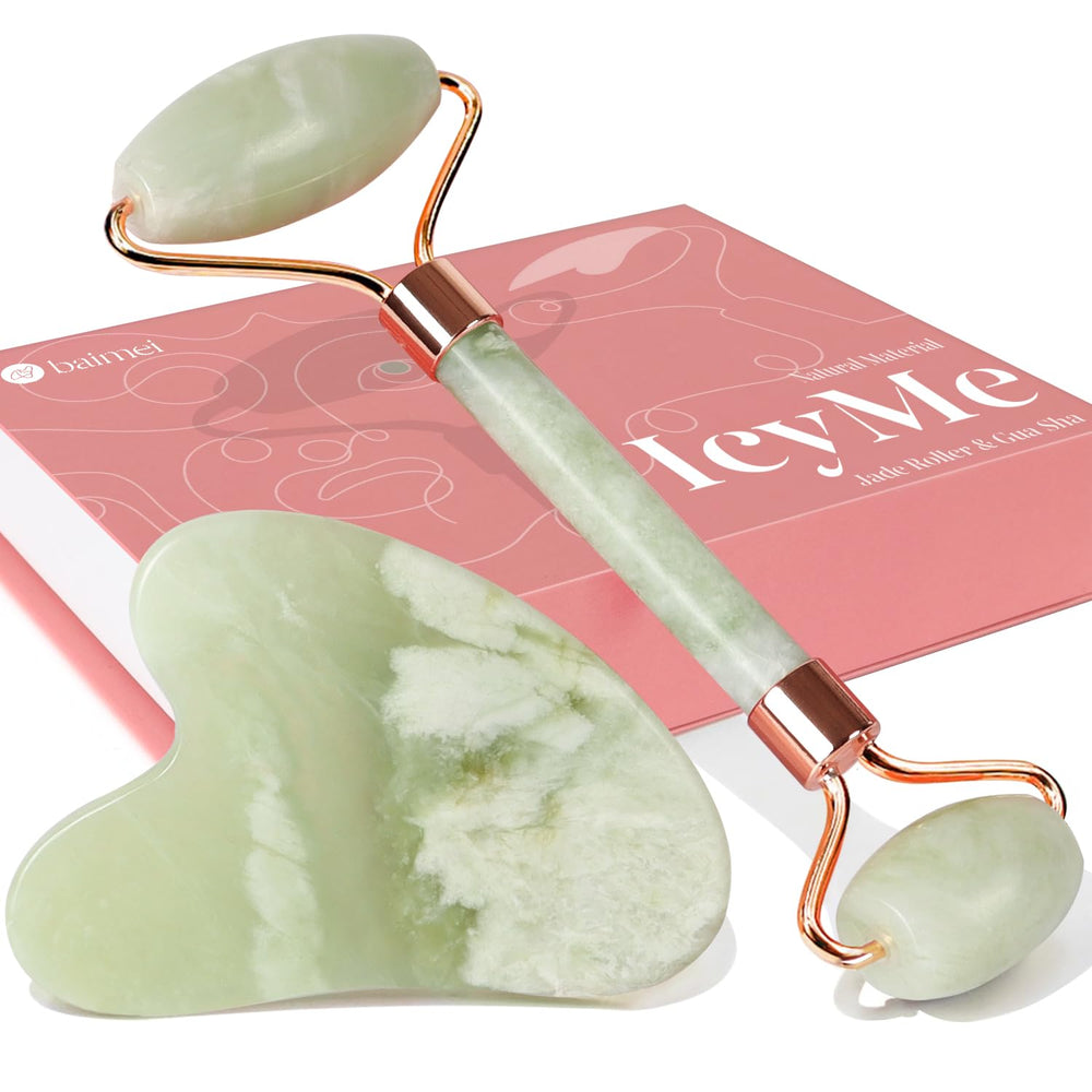 BAIMEI IcyMe dual-tool set close-up highlighting versatile face massage tools.