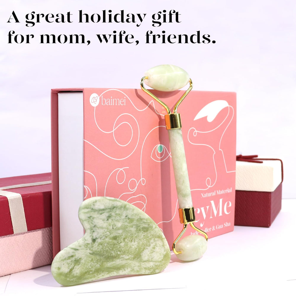 BAIMEI IcyMe light-green hue close-up appealing aesthetic for tranquil skincare routine.