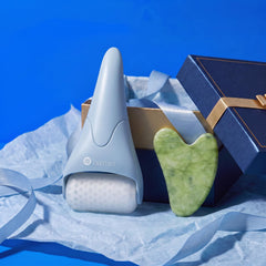BAIMEI roller close-up showing smooth cooling head for soothing touch