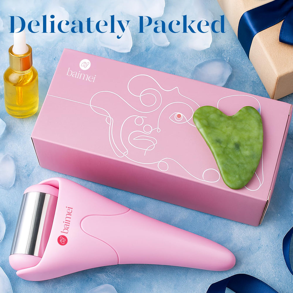 Baimei IcyMe self-care gift-set presentation indicating elegant wellness gift