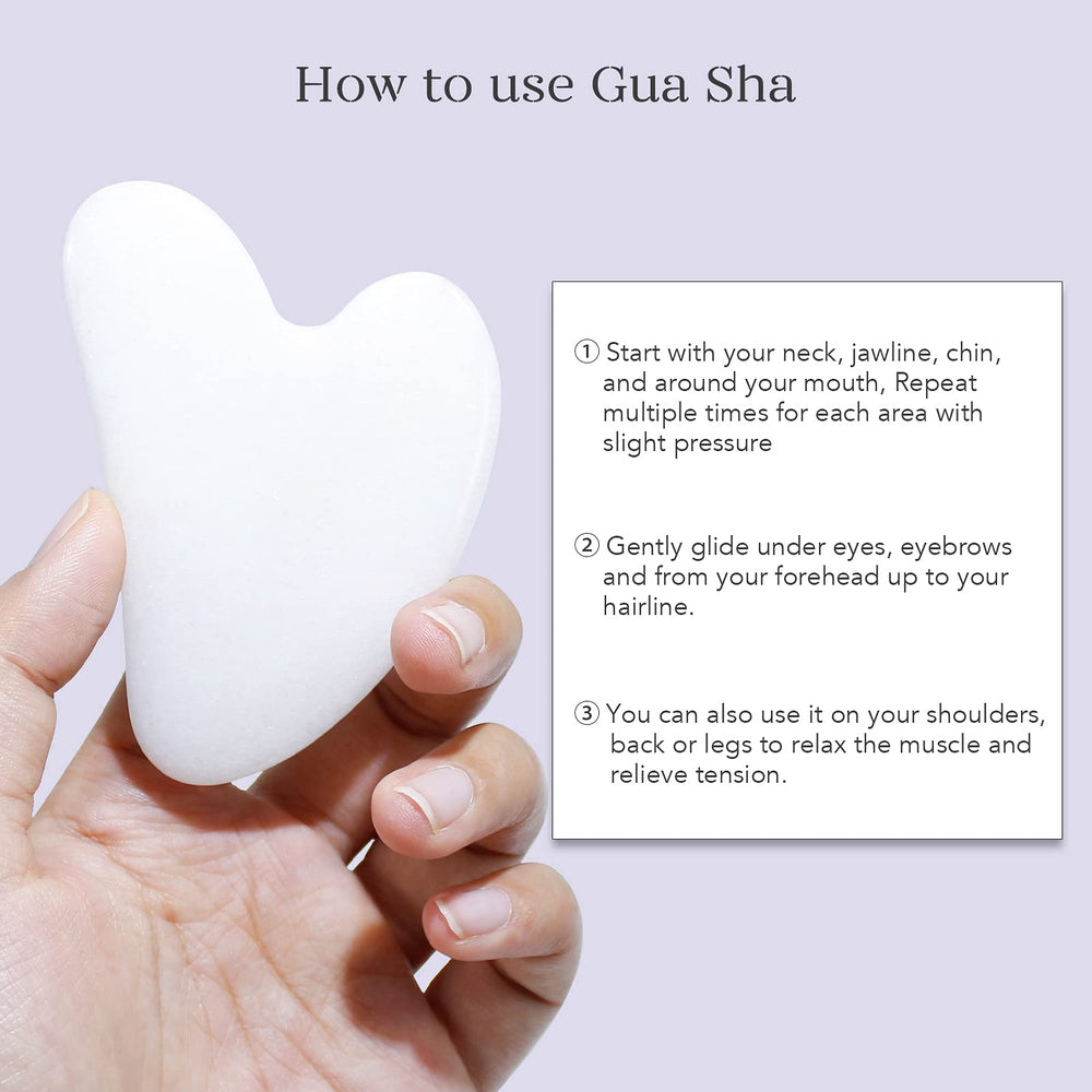 BAIMEI IcyMe skincare routine with jade roller and gua sha