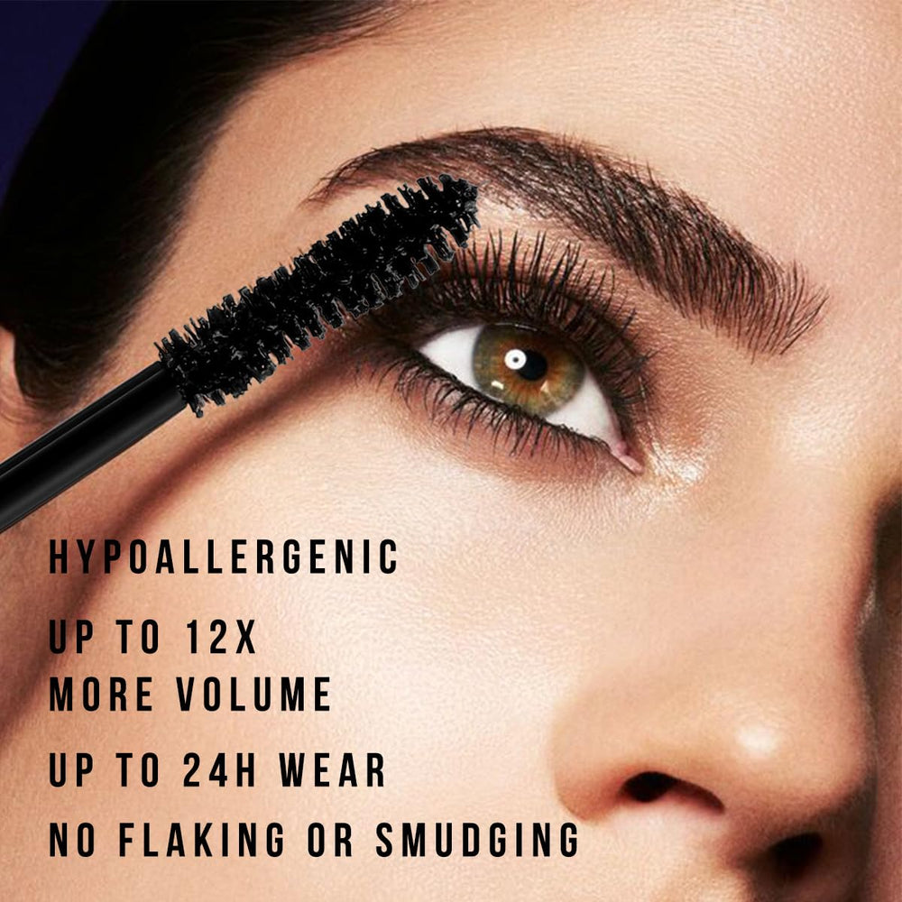 BAISEN DIARY Bubble Mascara swatch demonstrates a smudge-proof finish in humid conditions.
