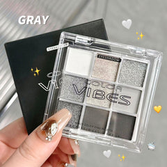 BAISEN DIARY Dark Punk Smoky swatches reveal rich, blendable pigments for bold looks.