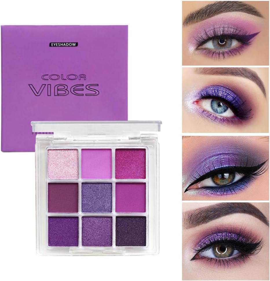 BAISEN DIARY Paleta 9 Colores Verde Aguacate, textura mate y brillo para combinaciones