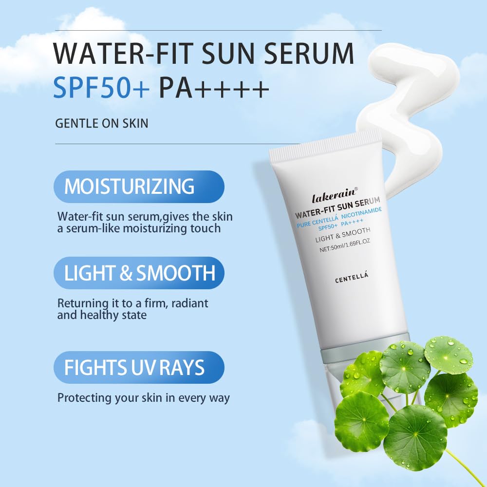 BAISEN DIARY serum Hyalu Cica Water-Fit, frasco hidratante ligero para uso diario.