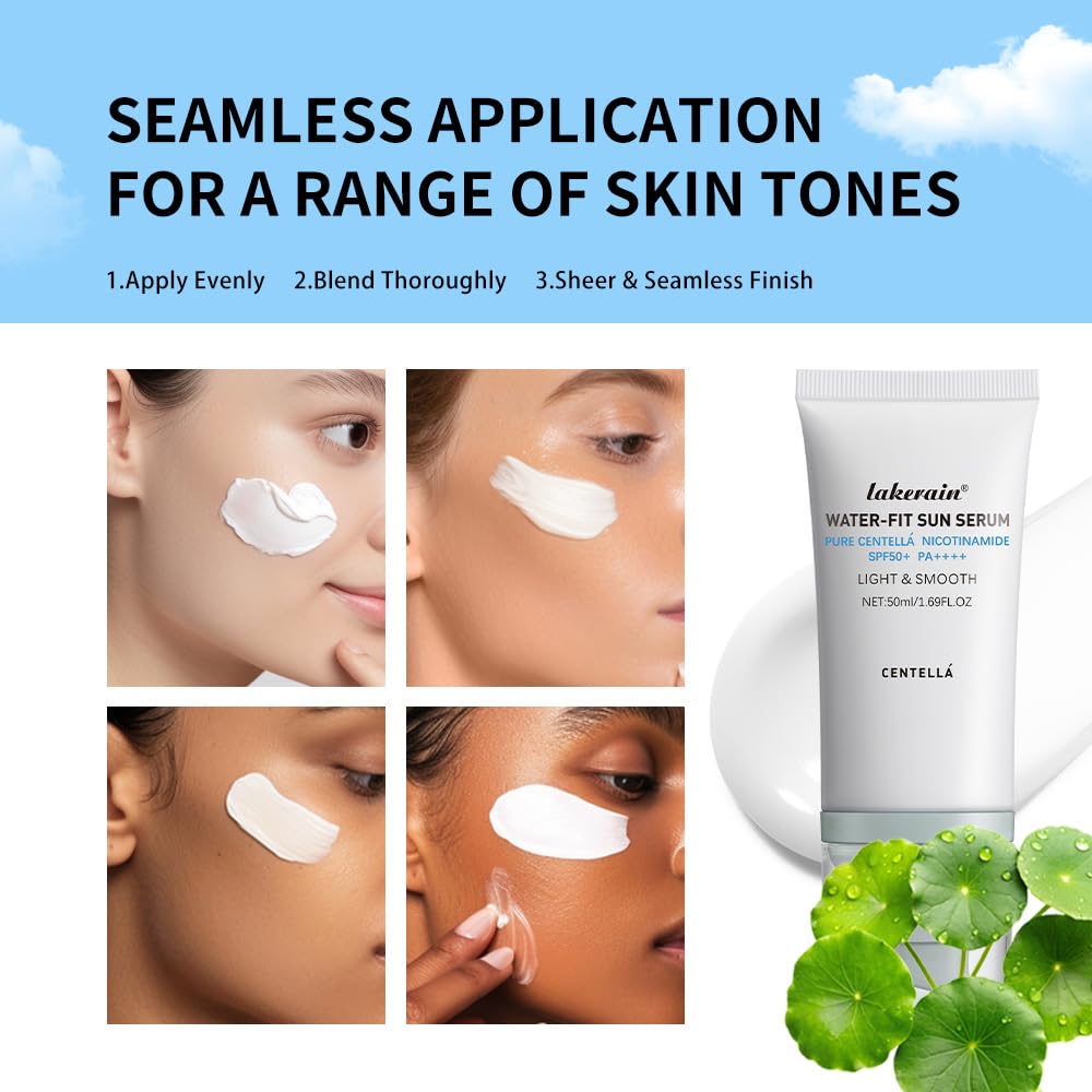 BAISEN DIARY Centella Sunscreen SPF 50 PA++++ label emphasizes strong, broad protection.