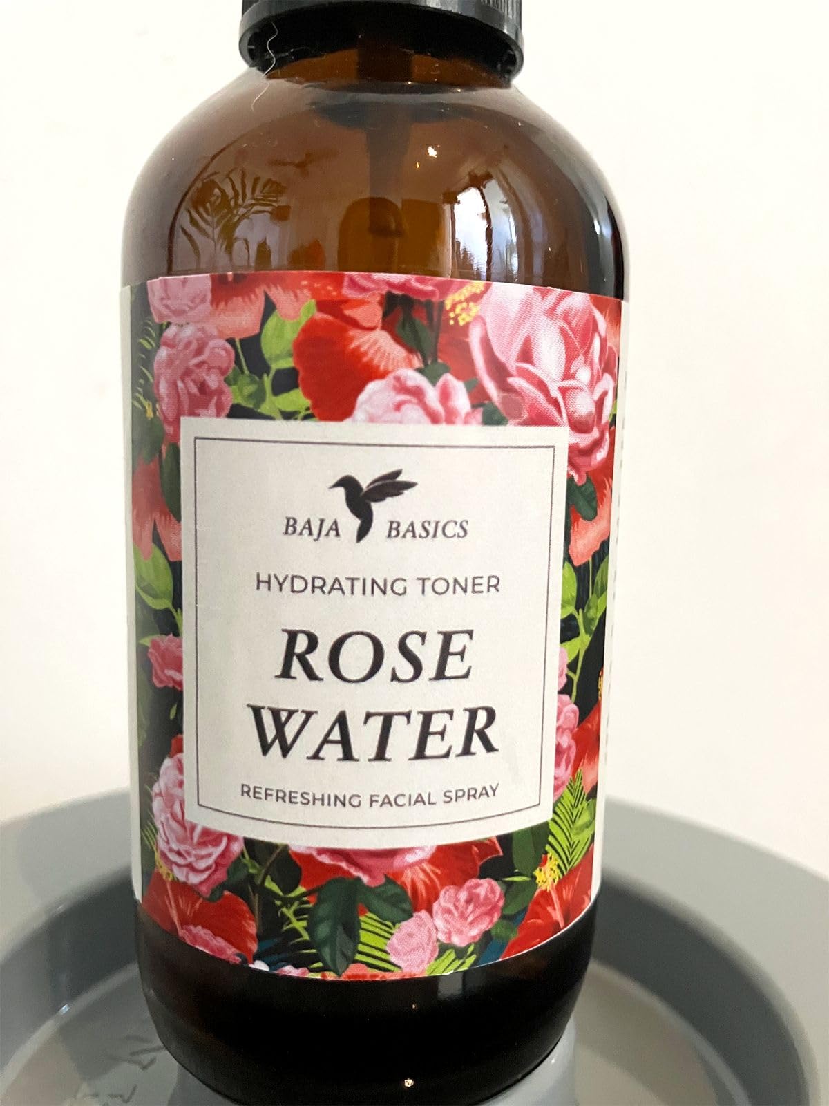 Baja Basics Rose Water Spray integrated into daily skincare routine for hydration