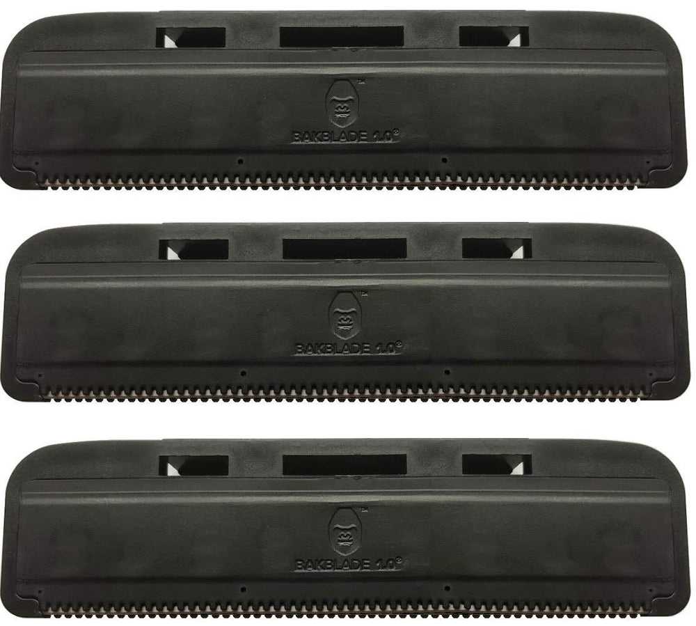 baKblade 1.0 packaging display with cartridges for easy stocking and quick replacement.