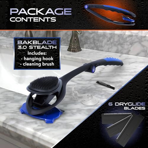 baKblade 3.0 multi-angle extendable handle reaches tricky spots.