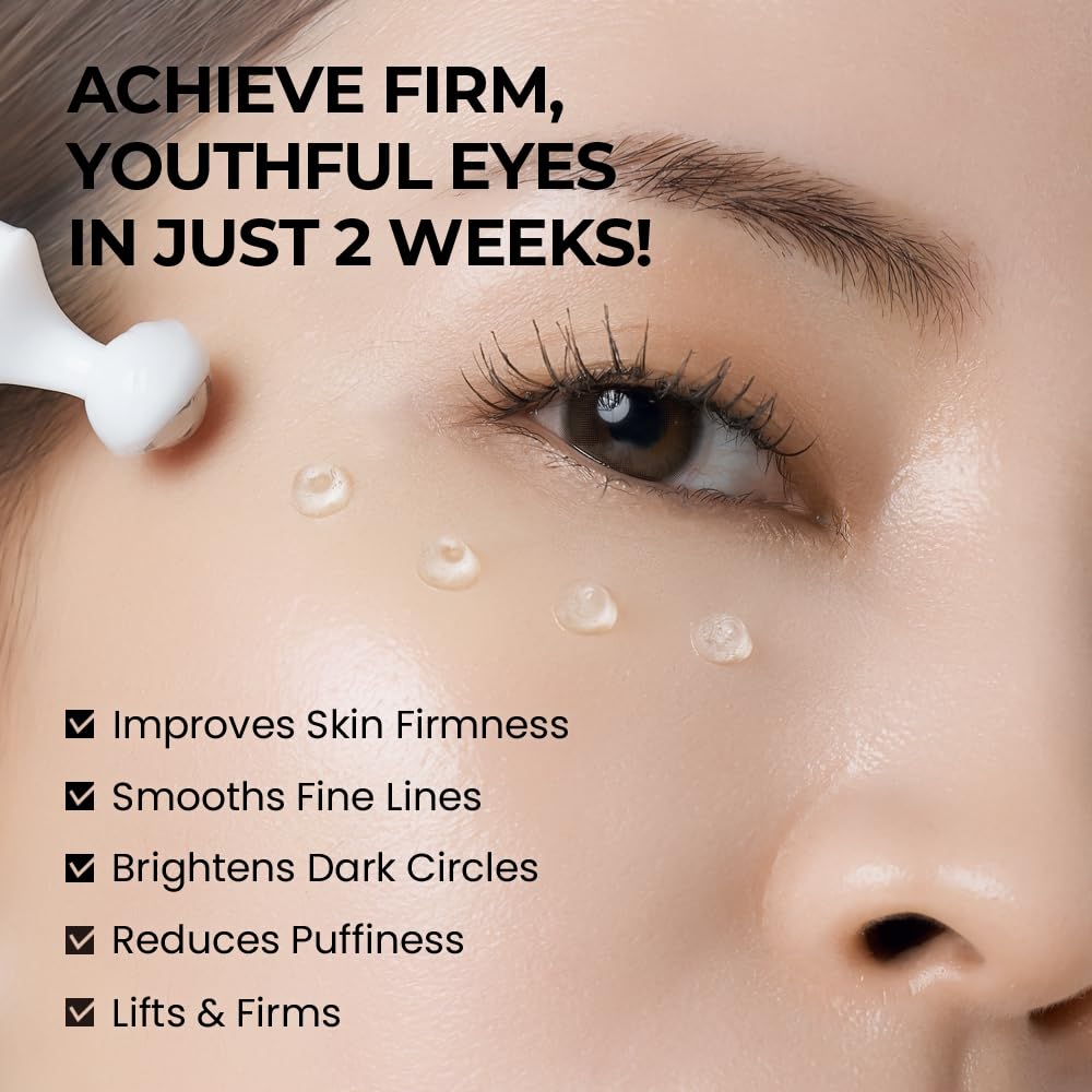 SKIN&LAB Bakuchiol Eye Serum roll-on demonstrates easy, precise application for delicate eye skin.