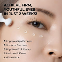 SKIN&LAB Bakuchiol Eye Serum roll-on demonstrates easy, precise application for delicate eye skin.