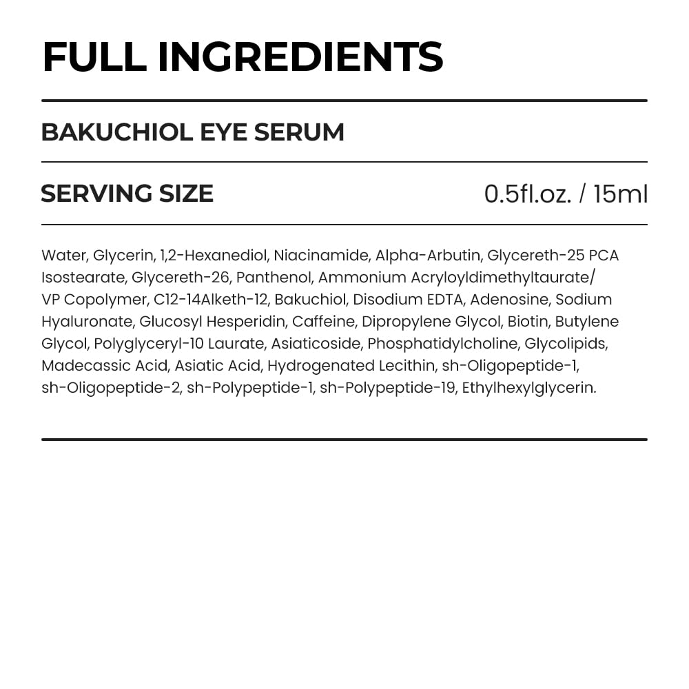 Bakuchiol Eye Serum roll-on closeup showcases smooth glide and brightening potential.