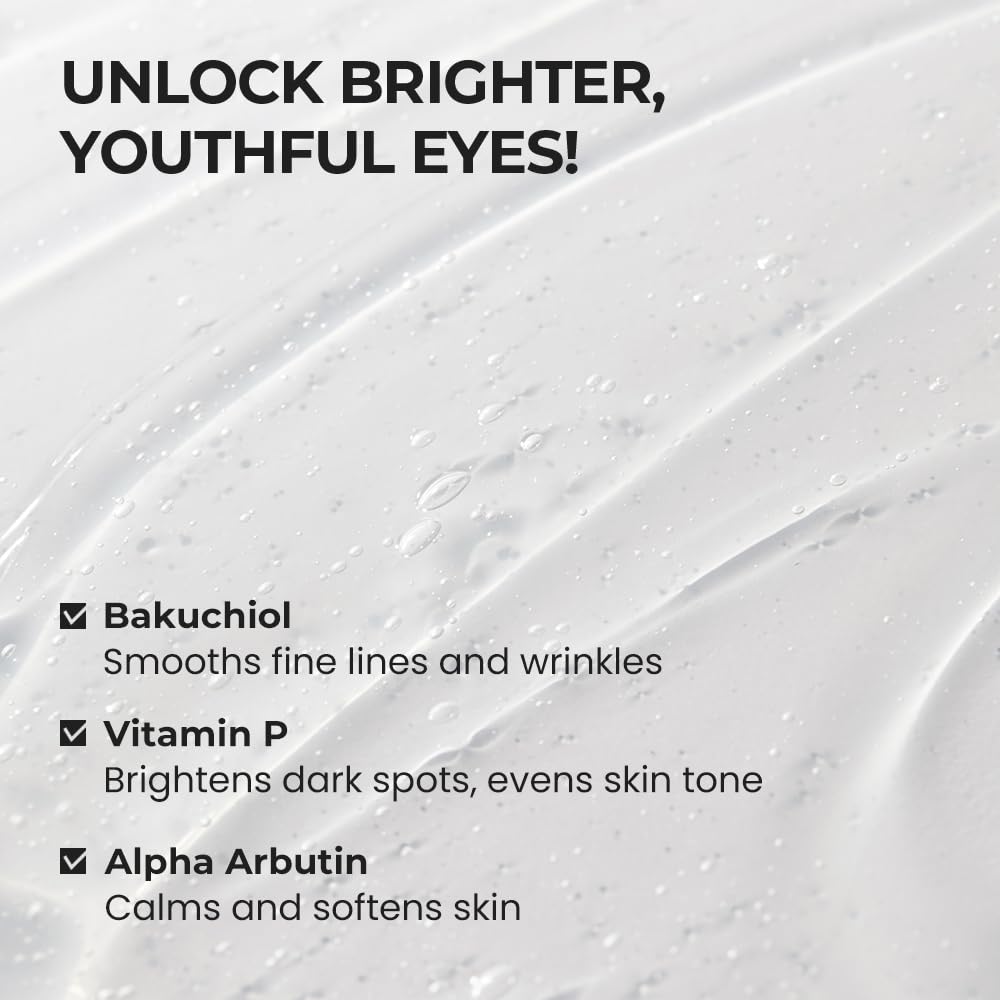 SKIN&LAB Bakuchiol Eye Serum watery gel texture delivers cooling hydration.