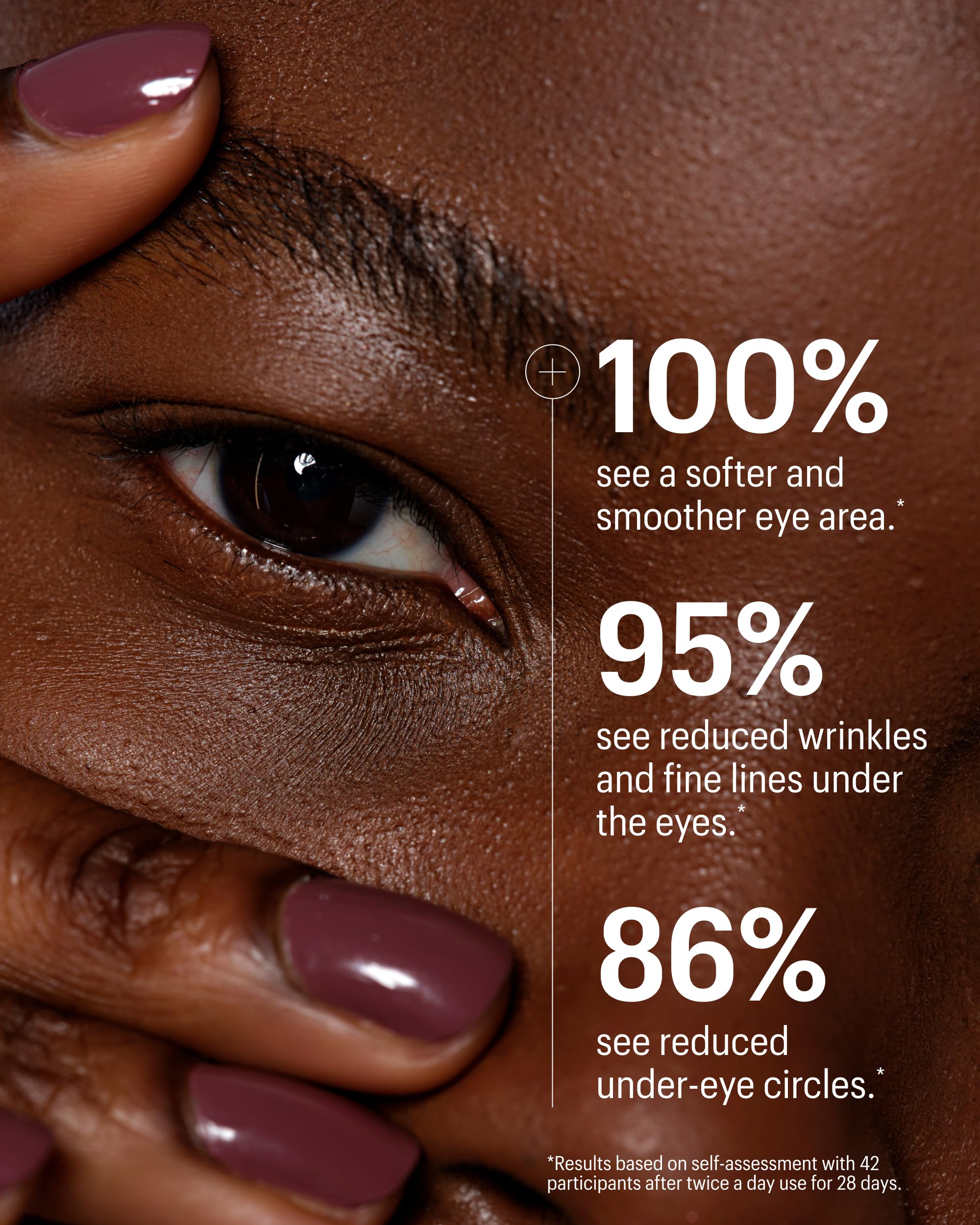 Allies of Skin bakuchiol eye cream ingredients highlighting brightening vitamin C and ceramides.