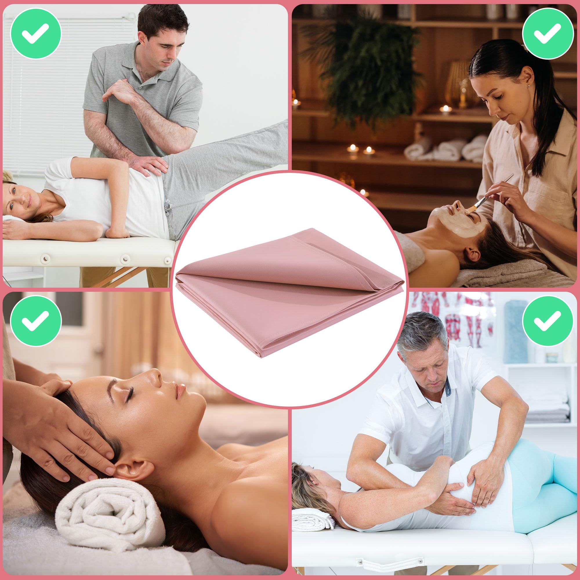 BALAPET beauty-spa bed cover suitable for stationary and portable beds.